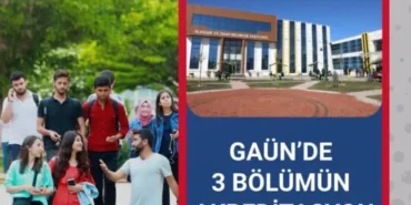 GAÜN’DE 3 BÖLÜMÜN AKREDİTASYON BAŞARISI
