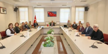 REKTÖR PROF_ DR_ DOĞAN, MESLEK YÜKSEKOKULU MÜDÜRLERİYLE BİR ARAYA GELDİ