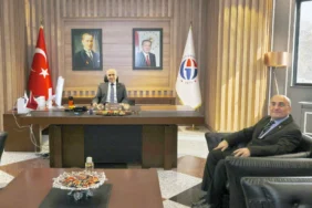 REKTÖR PROF_ DR_ DOĞAN, TÜBİTAK 1002 DESTEKLİ PROJE YÜRÜTÜCÜSÜ ÖZBAY’I KABUL ETTİ