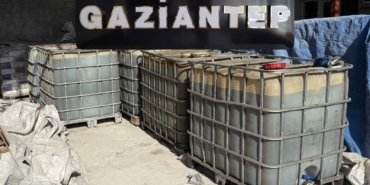 Gaziantep'te 7 bin litre gümrük kaçağı akaryakıt ele geçirildi