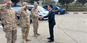 Nurdağı Kaymakamı Erciyas’tan bayramda güvenlik güçlerine ziyaret