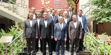 MEMUR-SEN GENEL BAŞKANI ALİ YALÇIN’DAN REKTÖR DOĞAN’A ZİYARET-2