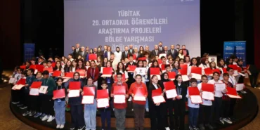 TÜBİTAK ORTAOKUL ÖĞRENCİLERİ ARAŞTIRMA PROJELERİ ÖDÜL TÖRENİ - (1)