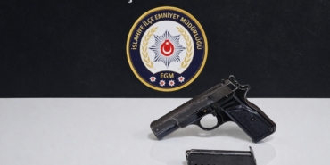 Gaziantep'te ruhsatsız tabanca ele geçirilmesine ilişkin 1 şüpheli yakalandı