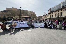 Gaziantep'te Turizm Haftası kapsamında yürüyüş düzenlendi