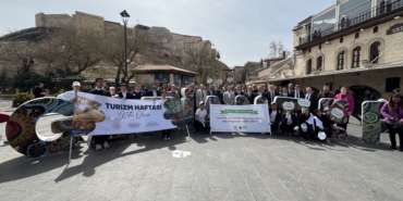 Gaziantep'te Turizm Haftası kapsamında yürüyüş düzenlendi