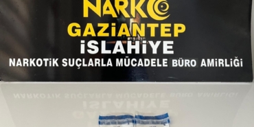 İslahiye'de üzerinde uyuşturucu ele geçirilen şüpheli gözaltına alındı