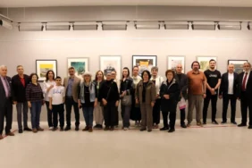 PROF_ DR_ EROL MURAT YILDIZ SANKO SANAT GALERİSİ'NDE SERGİ AÇTI (2)