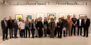 PROF_ DR_ EROL MURAT YILDIZ SANKO SANAT GALERİSİ'NDE SERGİ AÇTI (2)