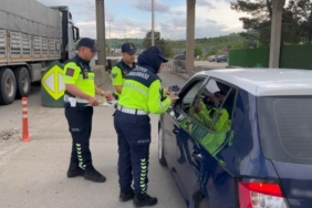 Gaziantep'te jandarma ekipleri trafik denetimi yaptı