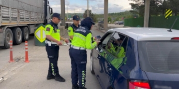 Gaziantep'te jandarma ekipleri trafik denetimi yaptı