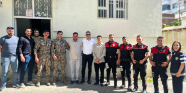 Siverek'te şehit polisin oğluna doğum günü sürprizi
