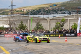 Türkiye Drift Şampiyonası'nın ikinci yarışı, Gaziantep'te tamamlandı