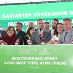 BAKAN KACIR GAZİ KONUT TARAFINDAN YAPILAN 2 BİN KONUTU’NUN TEMELİNİ ATTI (2)