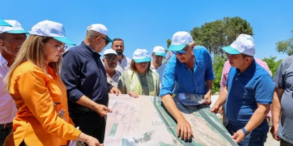 BAŞKAN ŞAHİN, KARKAMIŞ KUŞ GÖZLEM NOKTASI’NDA YÜRÜTÜLEN ÇALIŞMALARI İNCELEDİ (3)