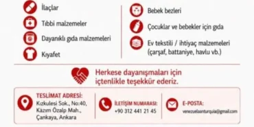 BAŞKAN ŞAHİN’DEN VENEZUELA HALKI İÇİN YARDIM ÇAĞRISI (2)