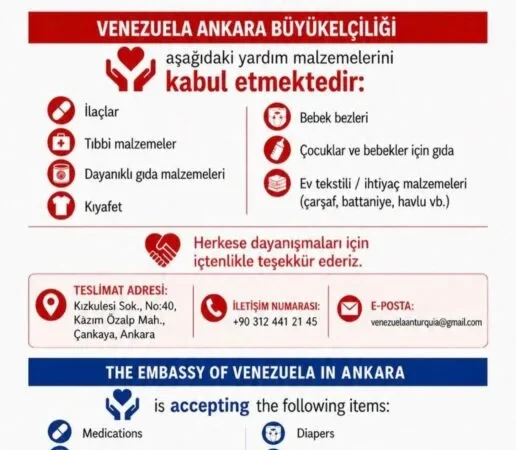 BAŞKAN ŞAHİN’DEN VENEZUELA HALKI İÇİN YARDIM ÇAĞRISI (2)