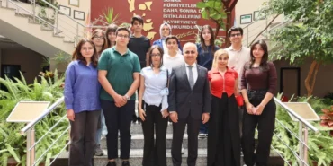 ÇOCUK HAKLARI KOMİTESİ YÖNETİMİNDEN REKTÖR DOĞAN’A ZİYARET - (3)
