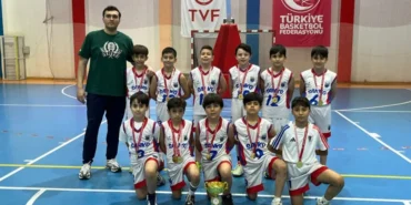 SANKO OKULLARI MİNİK ERKEK BASKETBOL TAKIMI ŞAMPİYON OLDU (1)