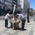 Gaziantep'te serinlemek isteyenler mağara kafeyi tercih ediyor