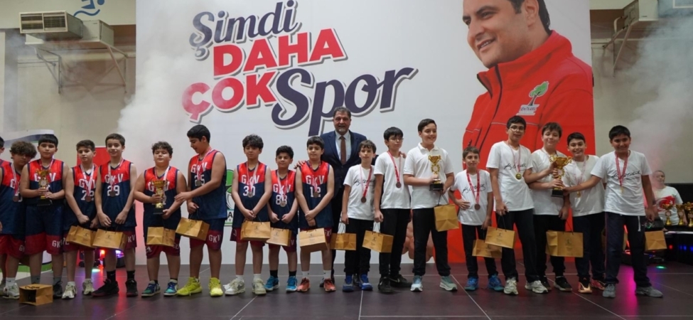Gaziantep'te sportif müsabakaları ödül töreni gerçekleşti