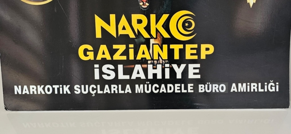 İslahiye'de uyuşturucu operasyonunda 1 şüpheli gözaltına alındı