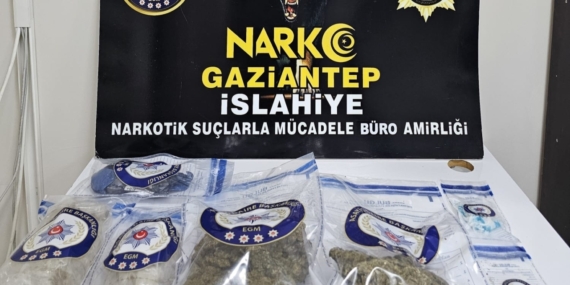 İslahiye'de uyuşturucu operasyonunda 2 zanlı tutuklandı