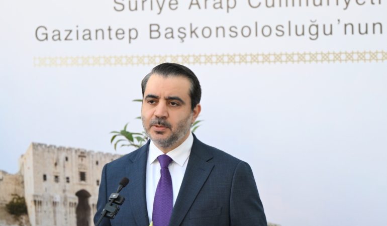 Suriye'nin Gaziantep Başkonsolosluğu 15 yılın ardından tekrar açıldı