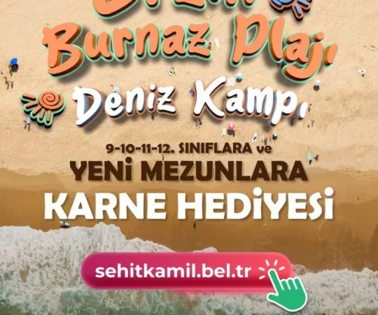 KARNE HEDİYESİ BAŞKAN YILMAZ'DANERZİN BURNAZ PLAJI DENİZ KAMPI BAŞVURULARI BAŞLADI 2 1(2)