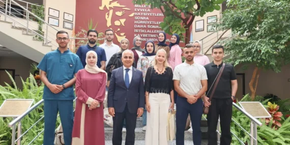 GAÜN, FİLİSTİN EL HALİL ÜNİVERSİTESİ TIP FAKÜLTESİ ÖĞRENCİLERİNİ AĞIRLADI 13 GAÜN, EL HALİL ÜNİVERSİTESİ TIP FAKÜLTESİ ÖĞRENCİLERİNİ AĞIRLADI - (1)