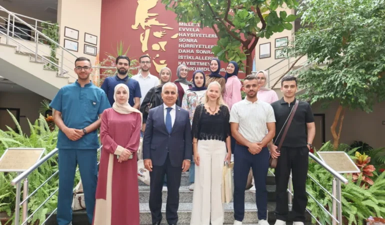 GAÜN, EL HALİL ÜNİVERSİTESİ TIP FAKÜLTESİ ÖĞRENCİLERİNİ AĞIRLADI - (1)