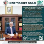 NTO BAŞKANI MEHMET ÖZYURT: “1 TRİLYON LİRALIK FİNANSAL KALDIRAÇ, REEL SEKTÖRÜN EN STRATEJİK GÜVENCESİDİR” 47 ÜRETİM VE İSTİHDAM