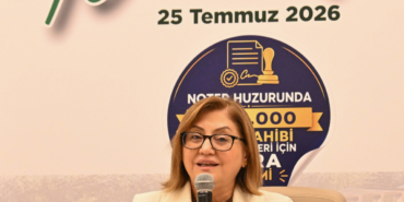 Gaziantep'te Bahçelievler Projesi'nin ilk 500 hak sahibi kurayla belirlendi